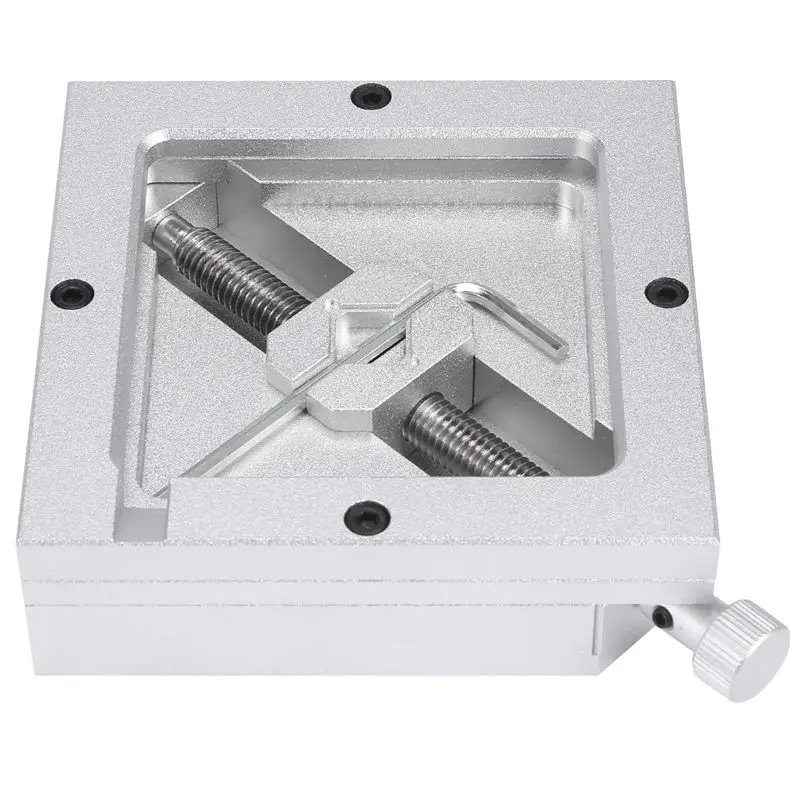 

90Mm Silver Bga Reballing Station Stencils Template Holder Fixture Jig For Pcb Chip Soldering Rework Repair