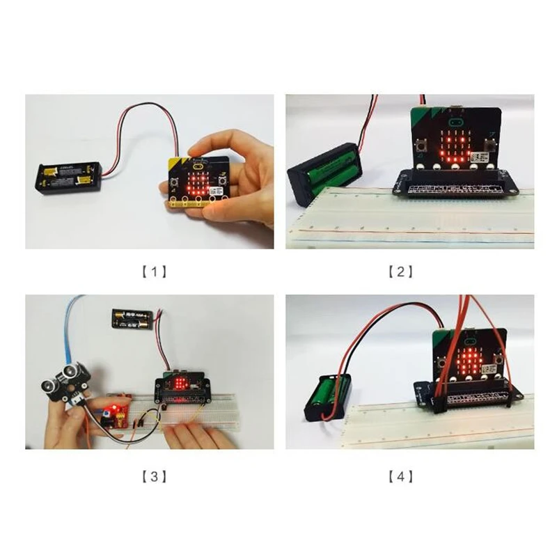 2 шт./лот Micro: держатель для битных аккумуляторов чехол аккумуляторной батареи