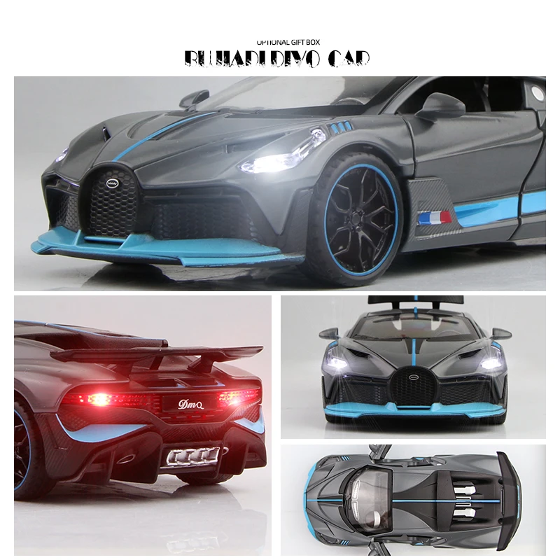1:32 Bugatti Veyron диво спортивного автомобиля брелок для автомобильных ключей модель