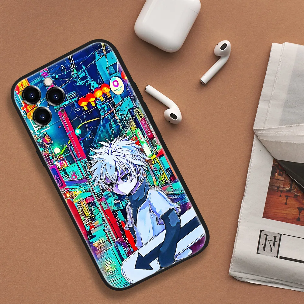 Чехлы из закаленного стекла для телефонов с рисунком аниме HUNTER x Для iPhone SE 6 6s 7 8 plus