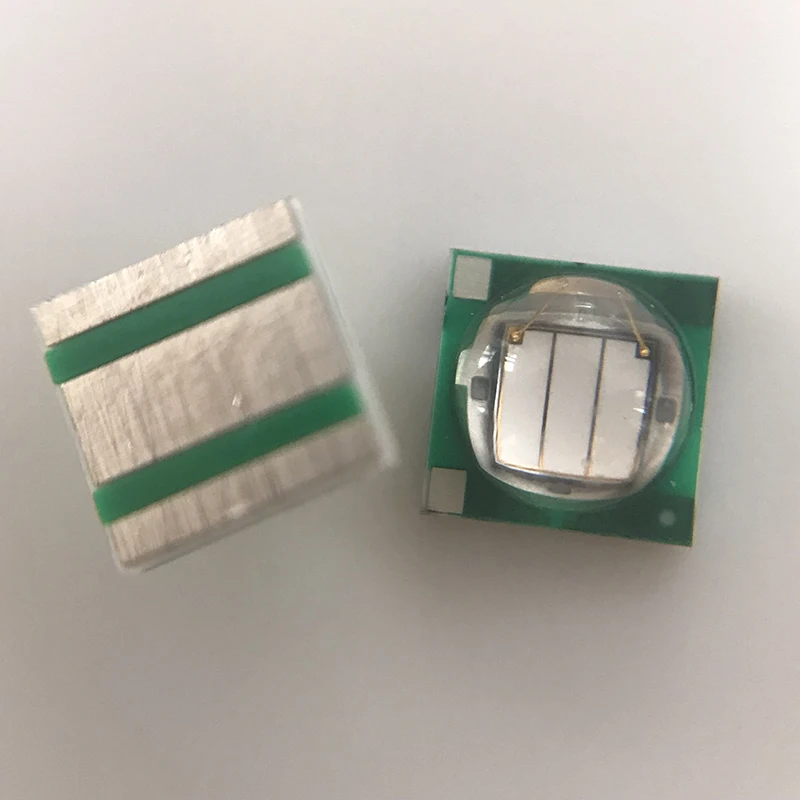 10 шт./лот Светодиодная лампа 3W 3 5 v UVA 395NM 400NM 405NM 420NM 425NM 3535 пакет ультрафиолетового