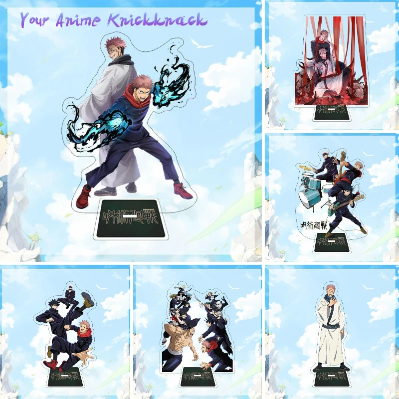 

Hot Janpan Anime Jujutsu Kaisen Figures Satoru Fushiguro Acrylic Stand Model Plate Desk Decor Standing Sign Keychains Fans Gifts