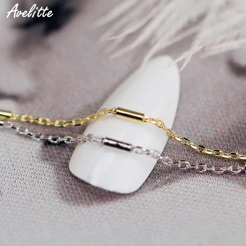 Серебряная металлическая цепочка для украшения ногтей длиной 1 м|Стразы и