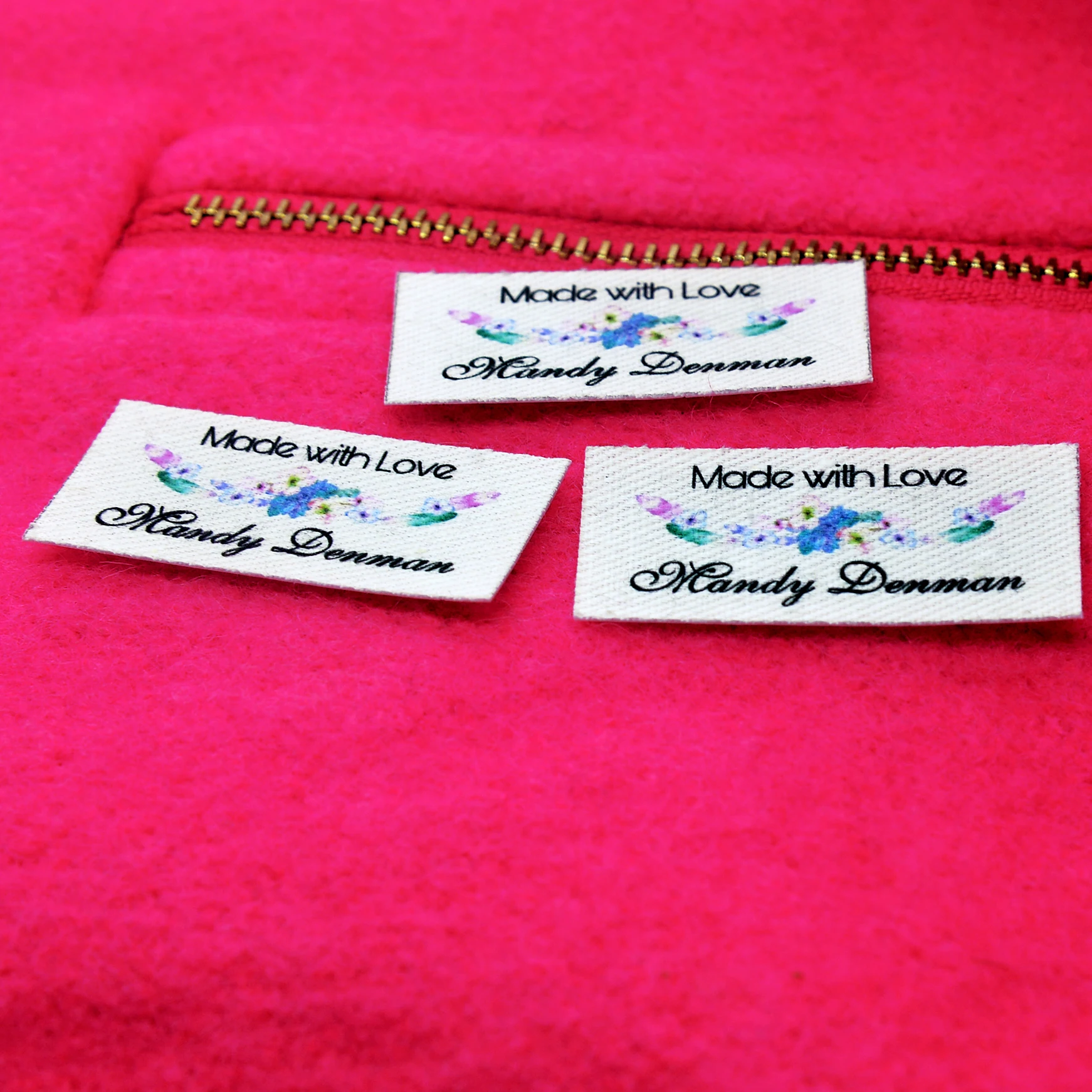 80 шт пользовательские наклейки с логотипами имя гладить на этикетке бирки для