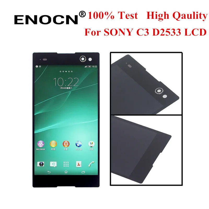 ЖК дисплей 5 дюйма для Sony Xperia C3 D2533 D2502 с сенсорным экраном и дигитайзером в сборе