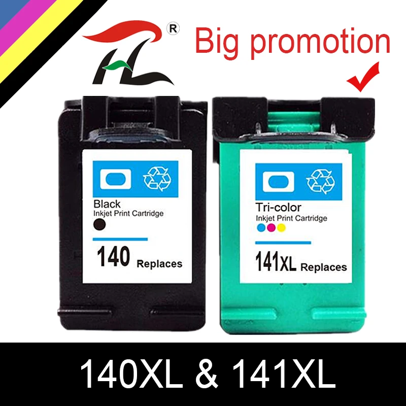 Картридж для принтера HTL 140XL 141XL сменный чернильный картридж HP 140 141 Photosmart C4283 C4583 C4483