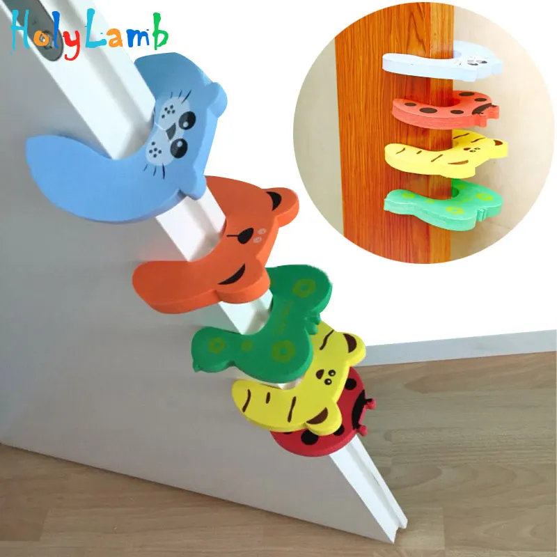 

Child Safety Protection Baby Safety Cute Animal Security Card Door Stopper Baby Newborn Care Child Lock Protection From Children