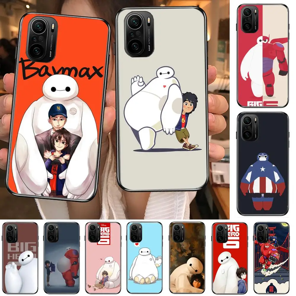 

marvel Baymax Big Hero 6 Phone Case For xiaomi redmi POCO F1 F2 F3 X3 Pro M3 9C 10T Lite NFC Black Cover Silicone Back Prett mi