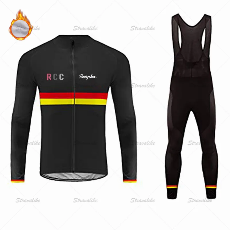 

Мужской комплект трикотажных изделий для велоспорта Ralvpha, теплая одежда с длинным рукавом для велоспорта, триатлона, 2020