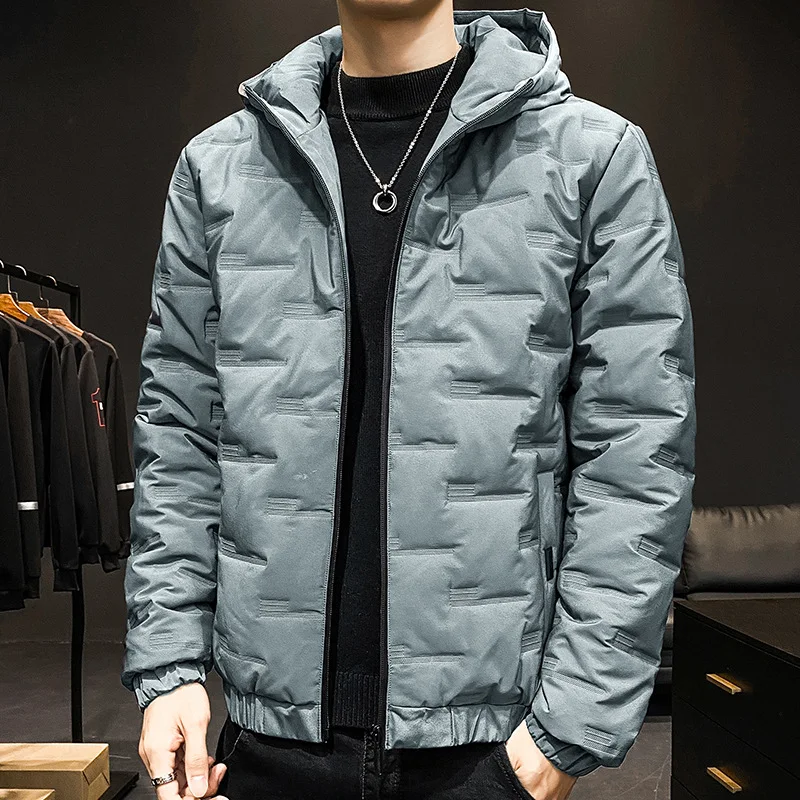 Новинка Зимняя Толстая хлопковая куртка Мужская от бренда tide в Корейском стиле