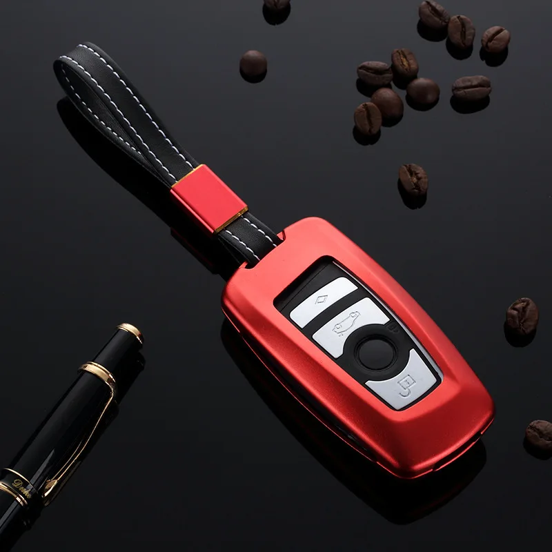 Алюминиевый Чехол для автомобильного ключа чехол BMW 520 525 f30 f10 F18 118i 320i 1 3 5 7 Series X3 X4 M3