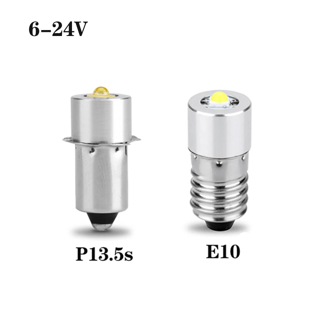 

P13.5S E10 3W 6-24V LED Flashlight Bulb Replacement Part Conversion Kit Bulbs for Maglite 3-20 Cells C&D Flashlights Torch lamp