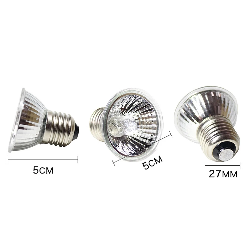 

Reptile Heating Lamp Pet Heat Lamp Bulb Turtle Basking UV Light Bulbs Amphibians Lizards Temperature Controller 25/50/75W