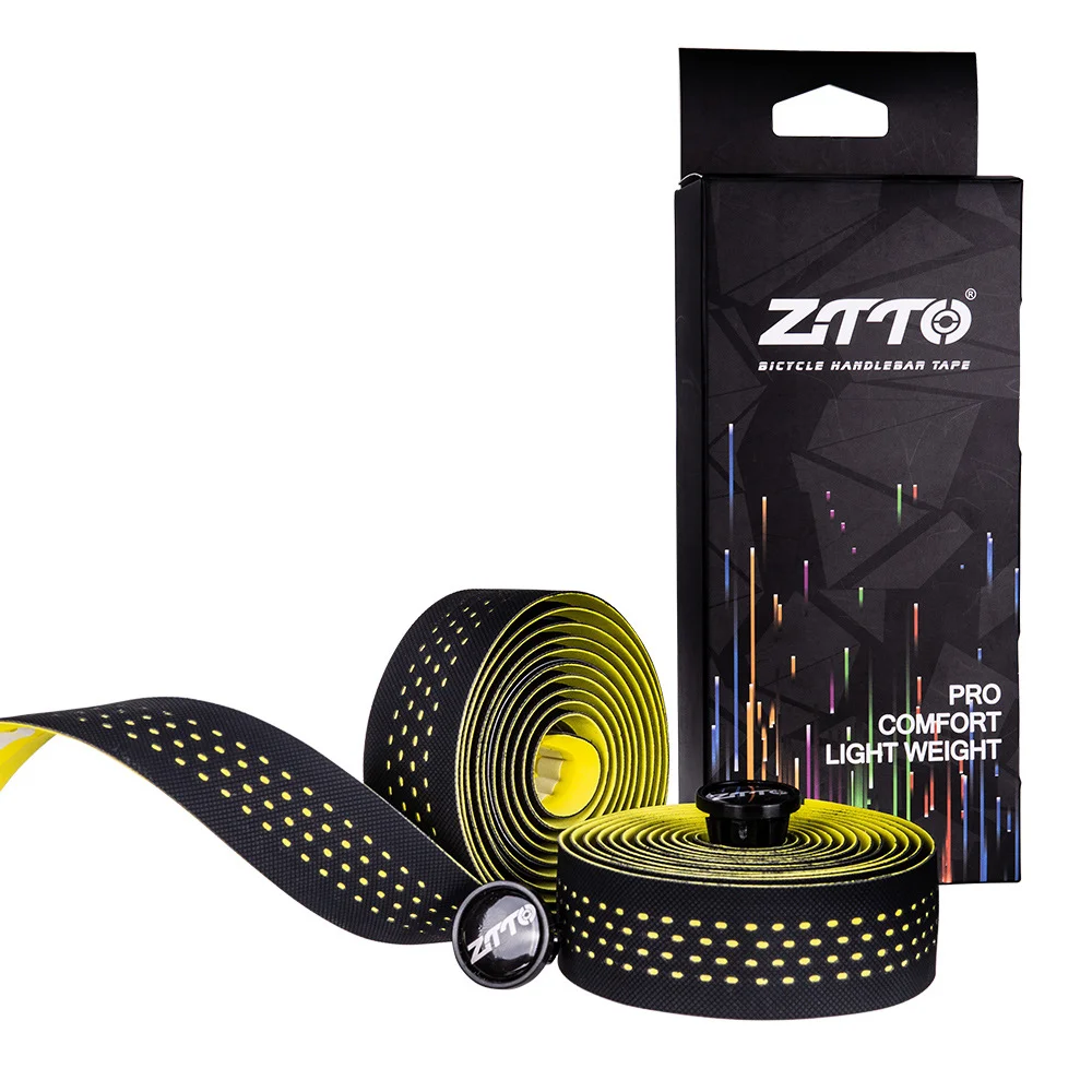 

Hot Sale Soft Road Bike Bicycle Handlebar Tape Cork EVA PU Handle Bar Tape Professional Cycling Damping Anti-Vibration Wrap