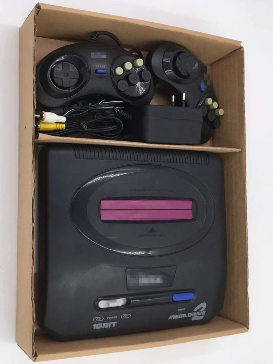 16-битная игровая консоль SEGA MD2 с переключателем режимов США и Японии для