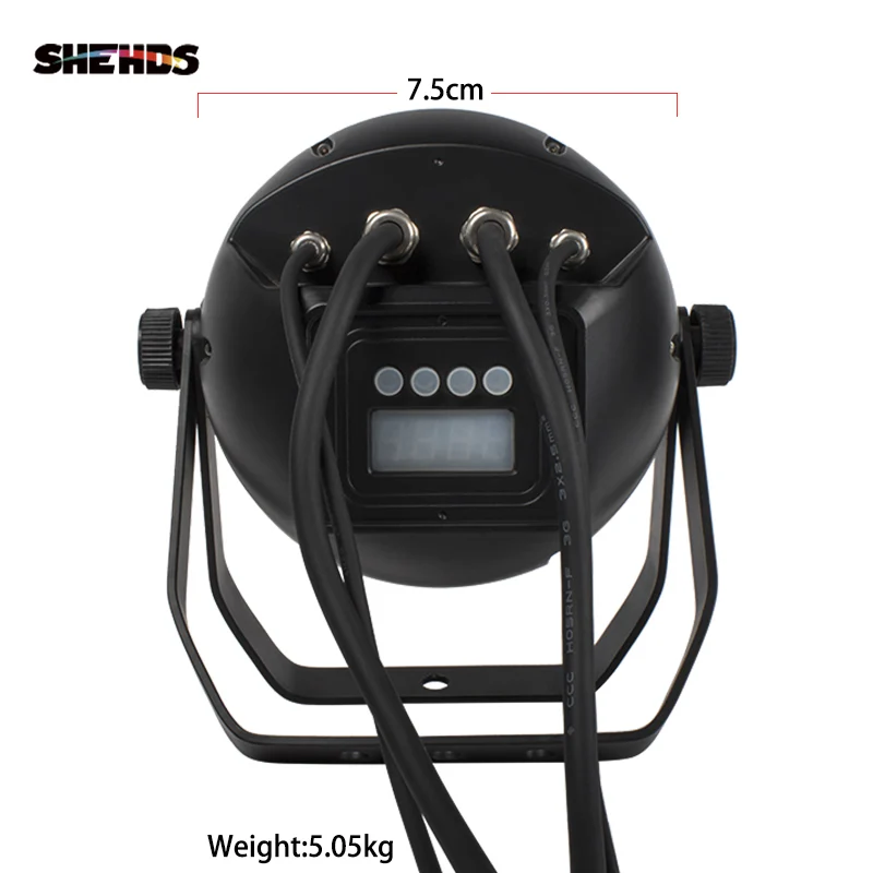 2/4/6 шт. светодиодный Водонепроницаемый 200W Теплый + холодный белый COB LED Par