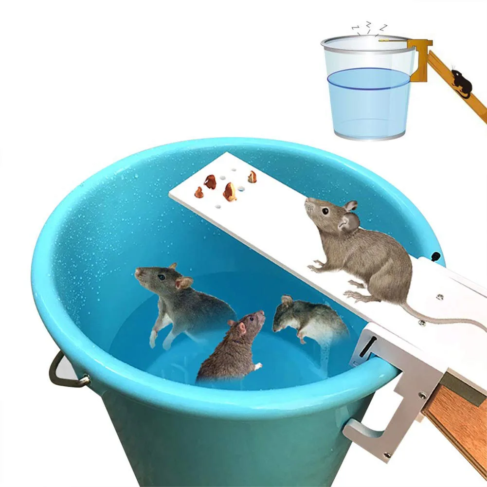 Ловушка для мышей Seesaw ловушка вредителей крыс быстрого уничтожения приманка