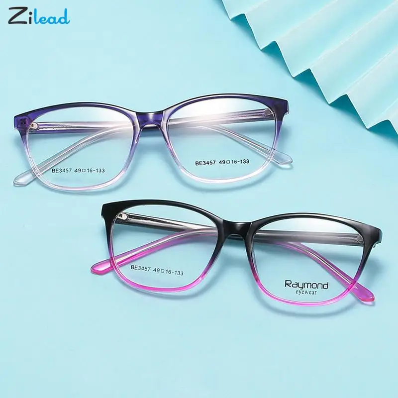 

Zilead Children Glasses Fashion Multi-color Decorative Frame Flat Mirrors For Children's Glasses Round Kid Oculos