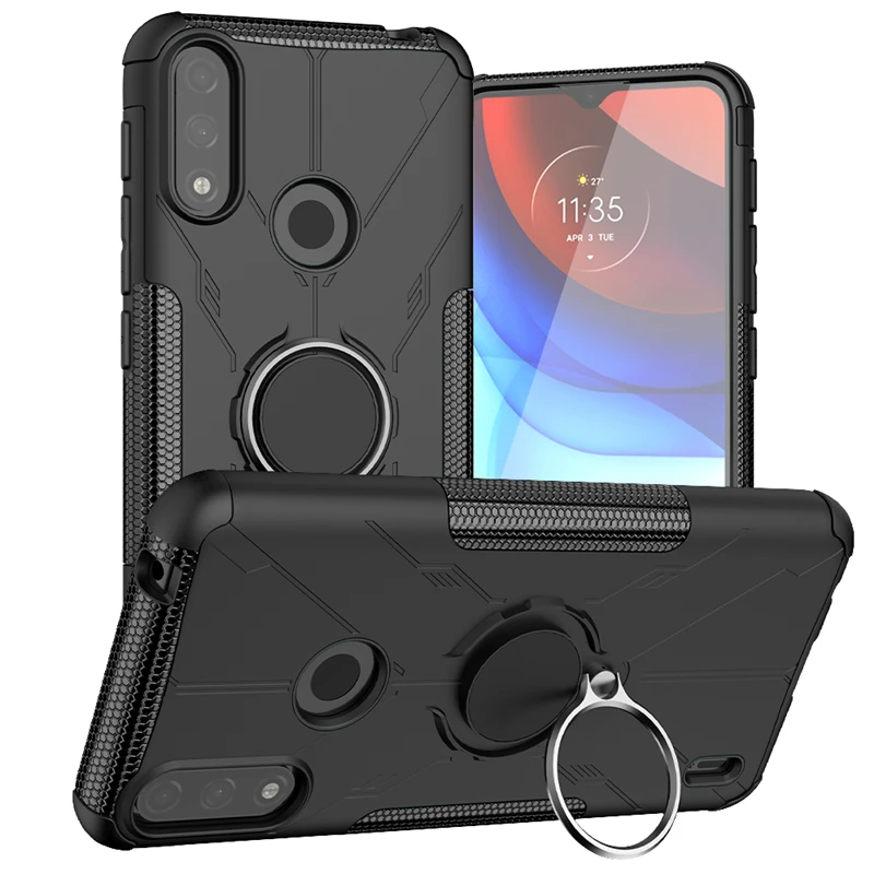Funda completa para Motorola Moto E7i Power, carcasa con soporte de succi&oacute;n magn&eacute;tica, para Moto E7i Power, Moto E7i Power 6,51-0
