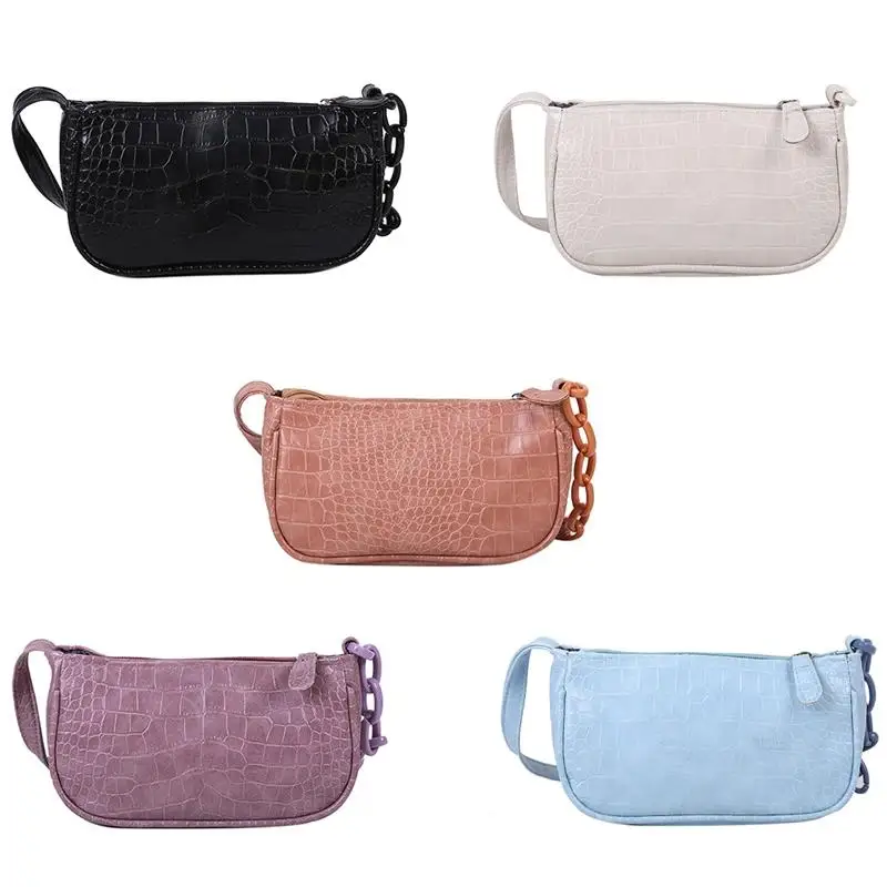 

Bageek 1pc Faux Leather Crossbody Bag Adjustable Chain Crossbody Purse Shoulder Bag For Women Ladies Girls