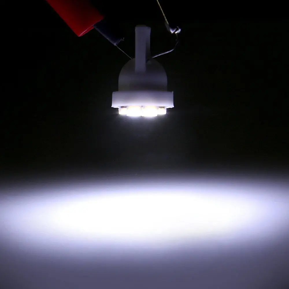 

50pcs White 8 SMD LED Car Side Wedge Interior Light Bulbs 1206 2825 194 W5W 168 194 1206 8SMD White Light