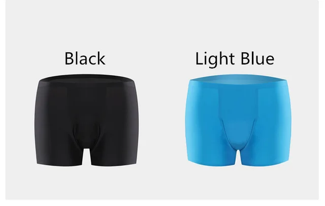 black and blue XL Новые Xiaomi Mijia YouPin хлопок Smith Модальные удобные трусы боксеры 5 цветов Air sense нижнее белье 2 шт - Цвет: black and blue XL