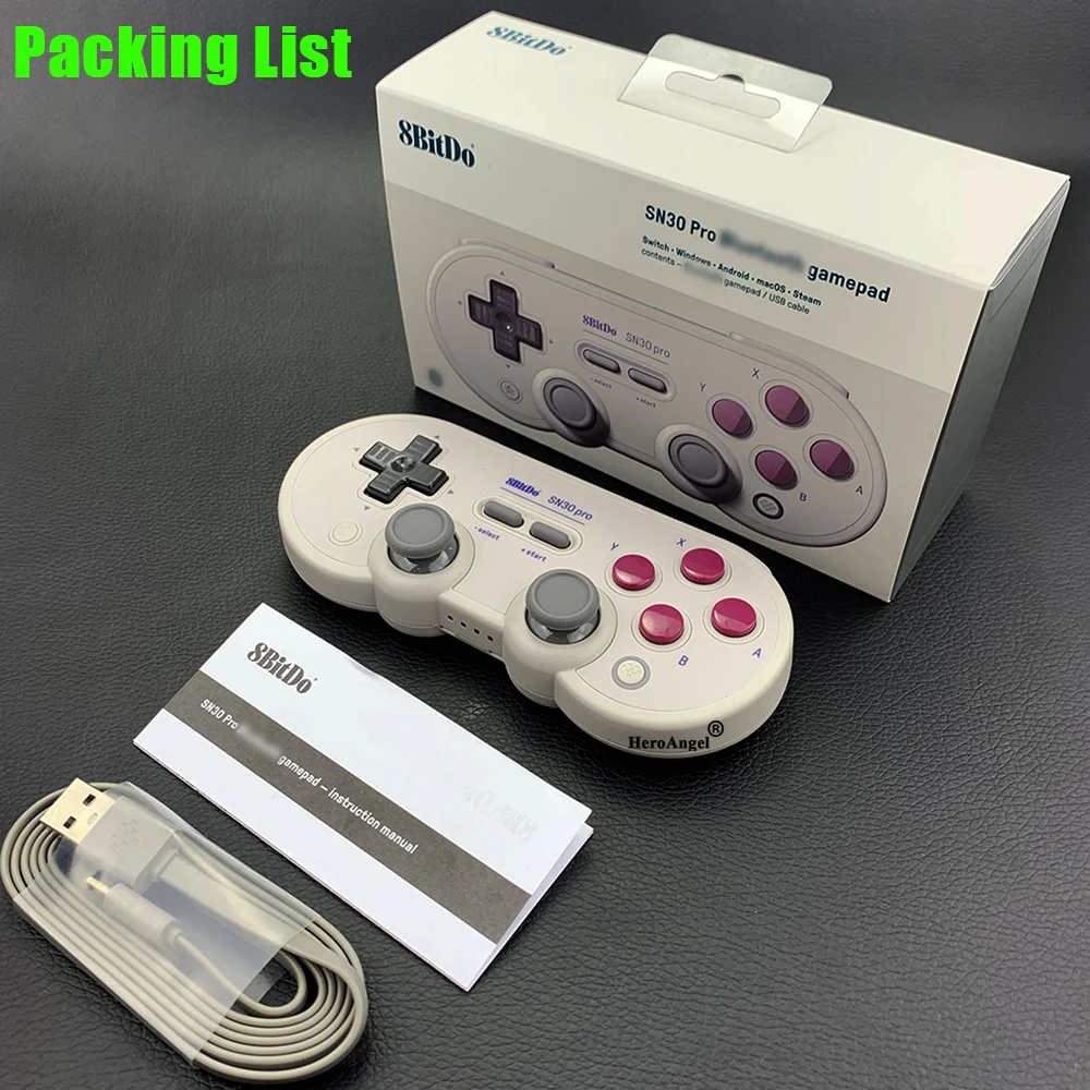

2021 8bitdo SN30 Pro G Classic / SN геймпад, беспроводной контроллер для Nintendo Switch, джойстик Steam MacOS, Android, ПК, оптовая продажа