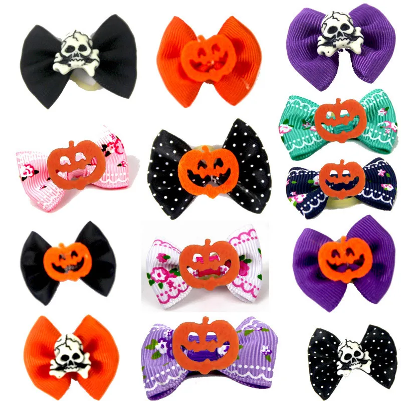 

10 шт./лот милые животные банты для собак мяч Женские аксессуары для волос Уход за лошадьми щенок аксессуары для волос с резинками ПЭТ Головн...