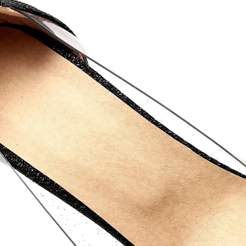 Женские туфли на шпильке пикантные сандалии с прозрачным узлом сзади обувь очень