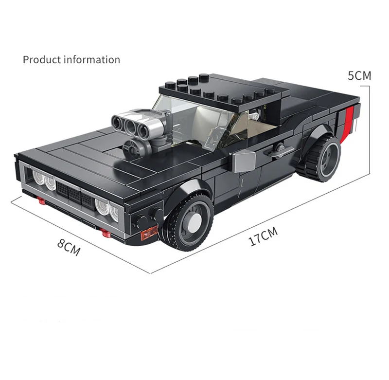 

Mailackers Technical Classical Car Speed Champion Bricks Retro Supercar Racer Model Building Blocks Boys Toys for Children Gifts