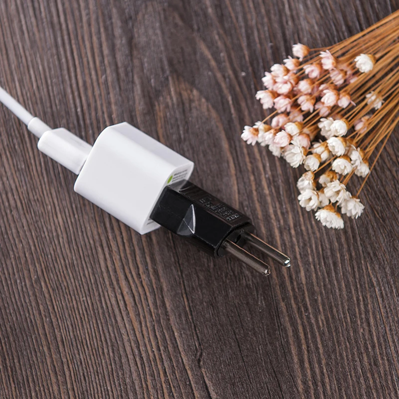 

Portable Travel Converter 2Pin Power Socket Plug Adapter EU To USA European Charger Adapter European Standard Plug Accessories