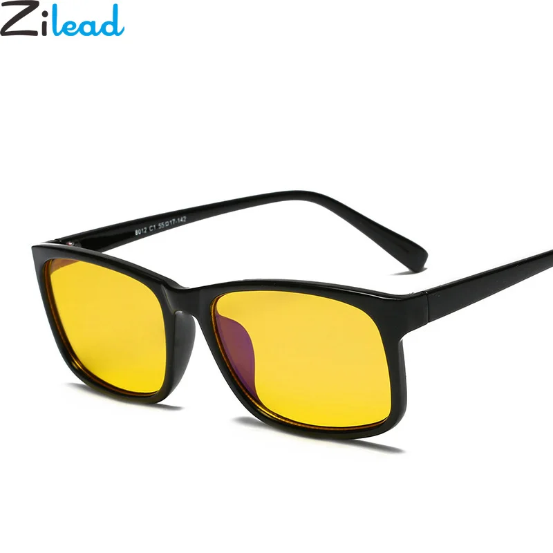 Zilead квадратные очки анти синий светильник ночное видение компьютерные игровые