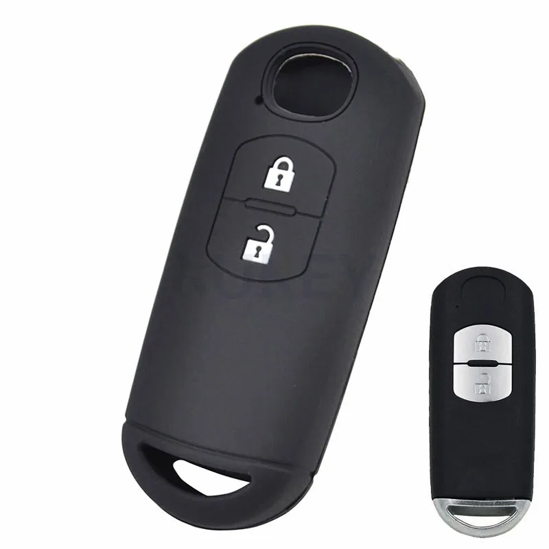 

Для MAZDA 2 3 5 6 Φ Женская силиконовая крышка для автомобильного ключа CX-3 Sleeve 2 3 4 кнопки 2013 2015 2016 2017 2018