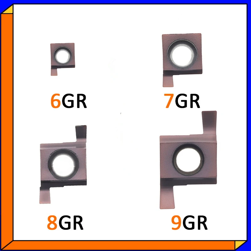 10 шт. 6GR 7GR 8GR 9GR внутренняя канавка твердосплавные вставки. 100/150/200/250/300 подходит для