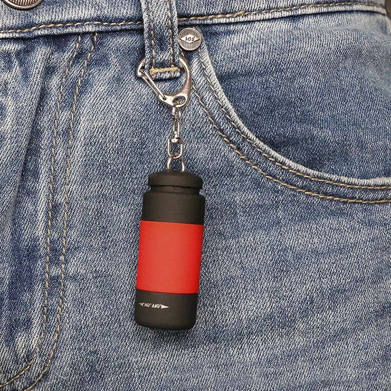 Светодиодный мини фонарик с зарядкой от USB портативный брелоком