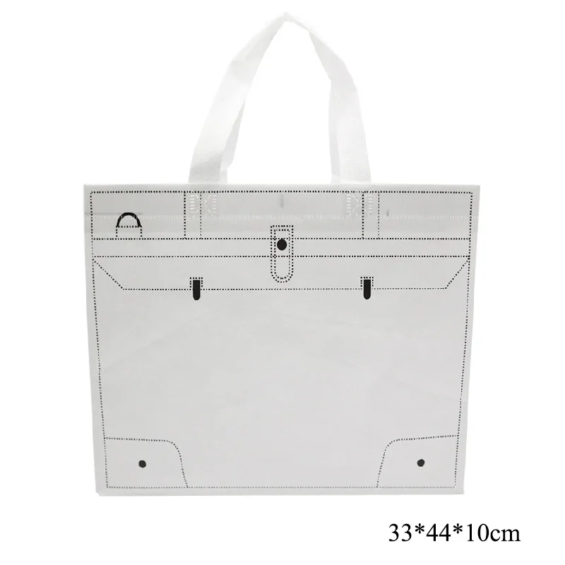 

Reusable Large Capacity Shopping Bag Foldable Female Travel Storage Bags Handbag Grocery Non-woven Fabric Tote Shopping Bags