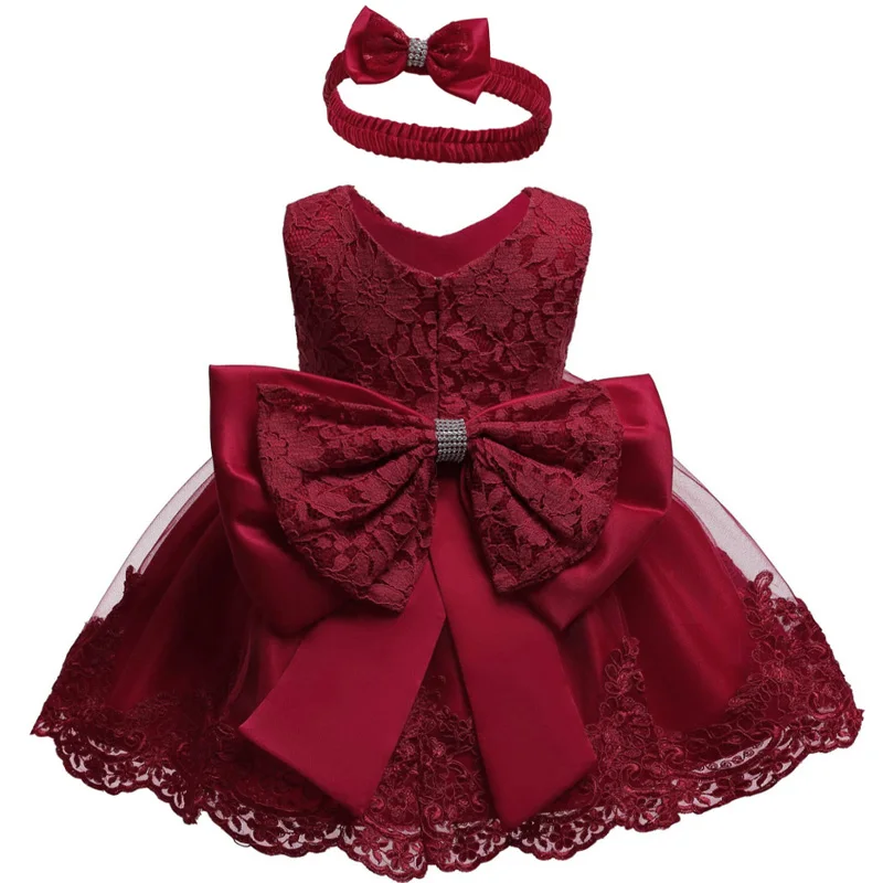 Зимнее платье для девочек с длинными рукавами; белое платье для крещения одежда для дня рождения для маленьких девочек 1 год кружевное бальное платье на крестины для маленьких девочек