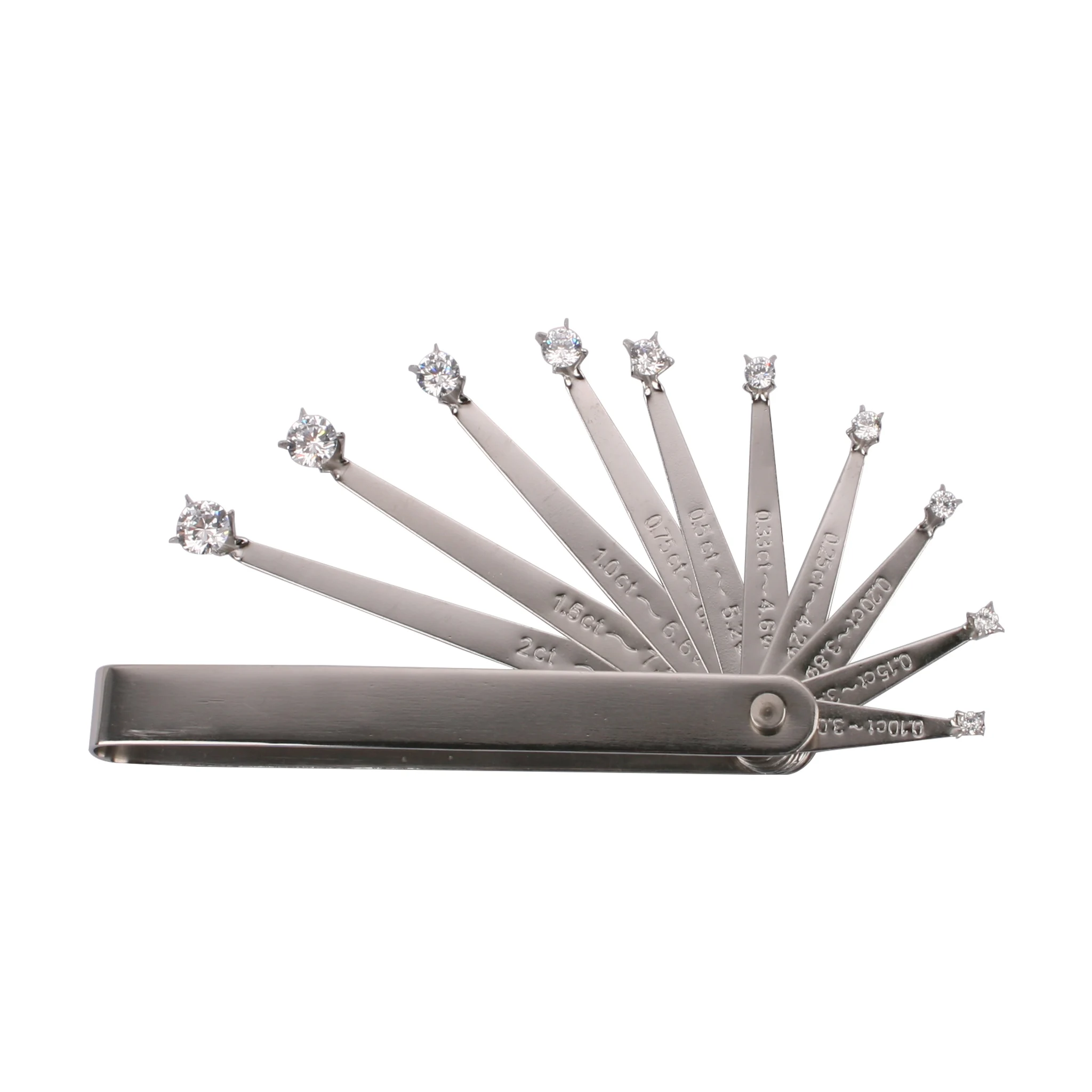 Заводская цена 10 круглых камней кубический цирконий бриллианты размеры от