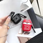 Для Airpods 1 2 Силиконовый Jordan 23 беспроводной Bluetooth Oortelefoon uttelefoon Gevallen Voor Airpods Pro Beschermhoes