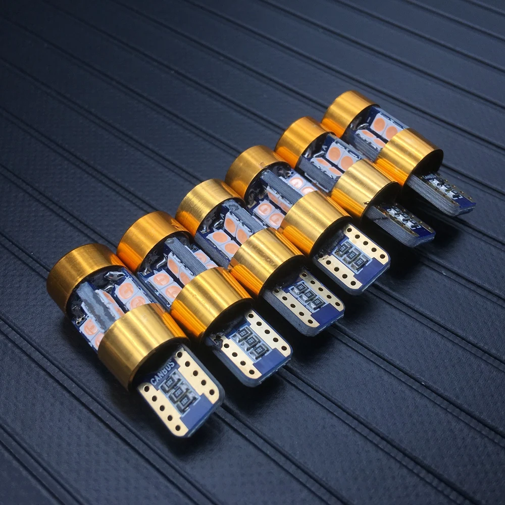 Красный T10 19SMD 3030 лампы Автомобильный светодиодный светильник WY5W 194 168 стояночный