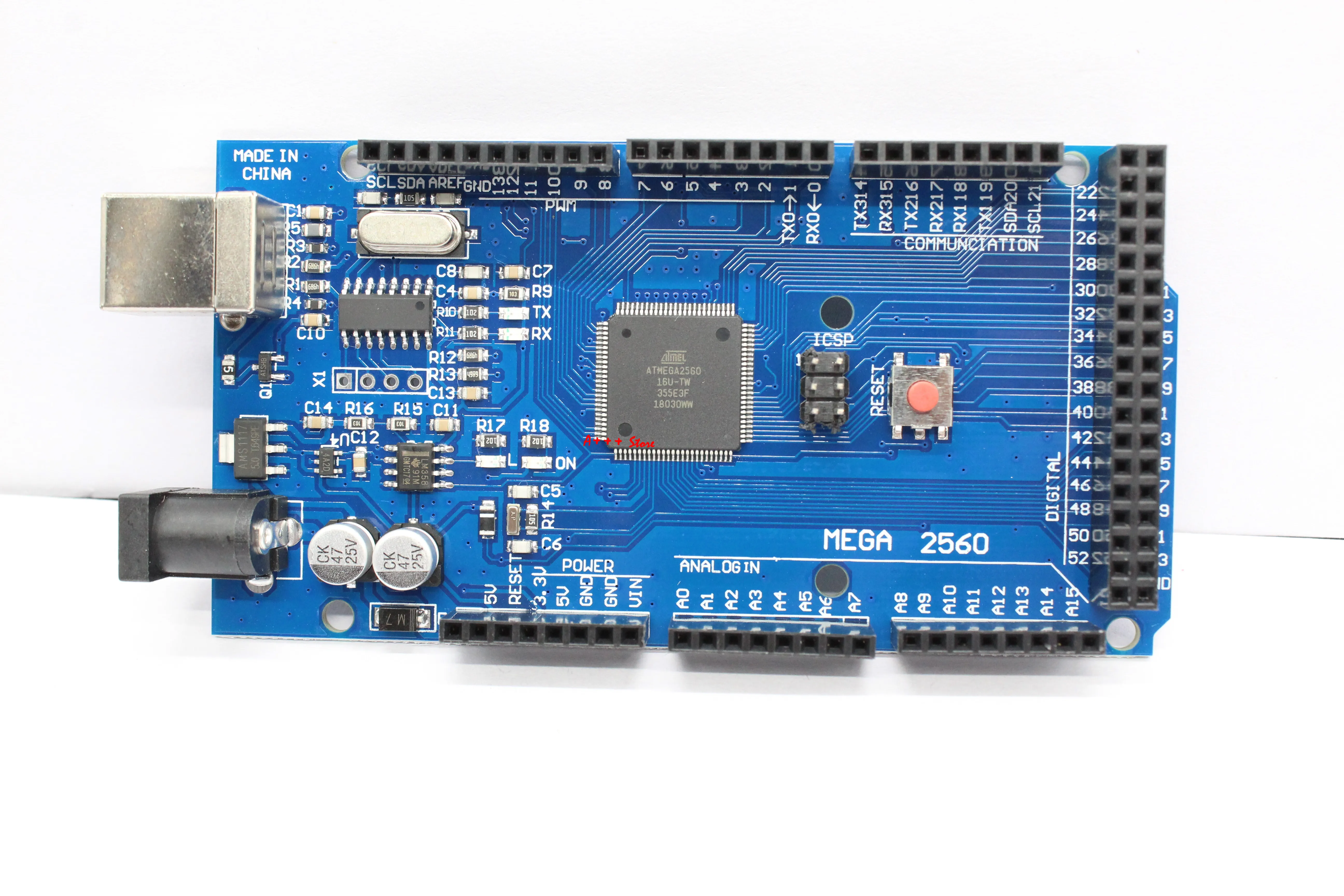 MEGA2560 R3 ATmega2560 R3 AVR USB плата+ USB кабель+ МЕГА 2560 R3 чехол для arduino MEGA 2560 R3