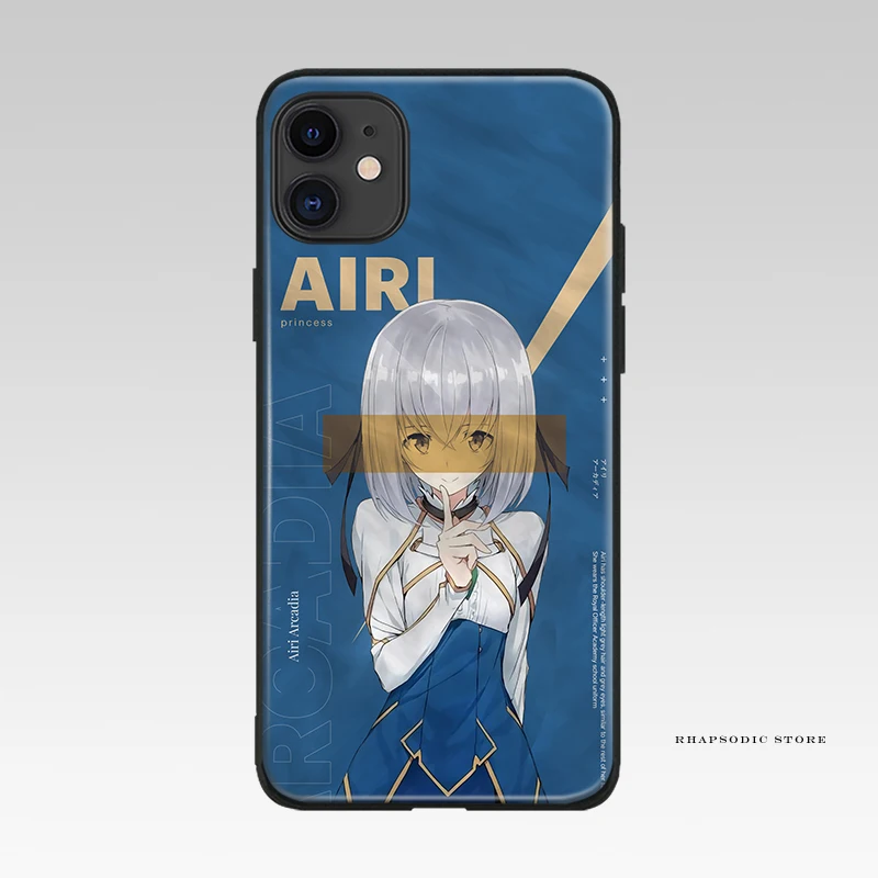 Мягкий силиконовый чехол для телефона Airi Arcadia Saijaku Muhai no Bahamut iPhone 6 6s 7 8 Plus X XR XS 11 Pro
