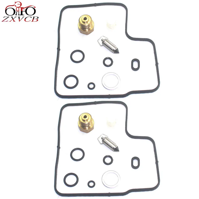 2 комплекта для PC800 Pacific Coast 1989-1990 PC 800 мотоцикл Карбюратор Ремонтный комплект игольчатый клапан запчасти