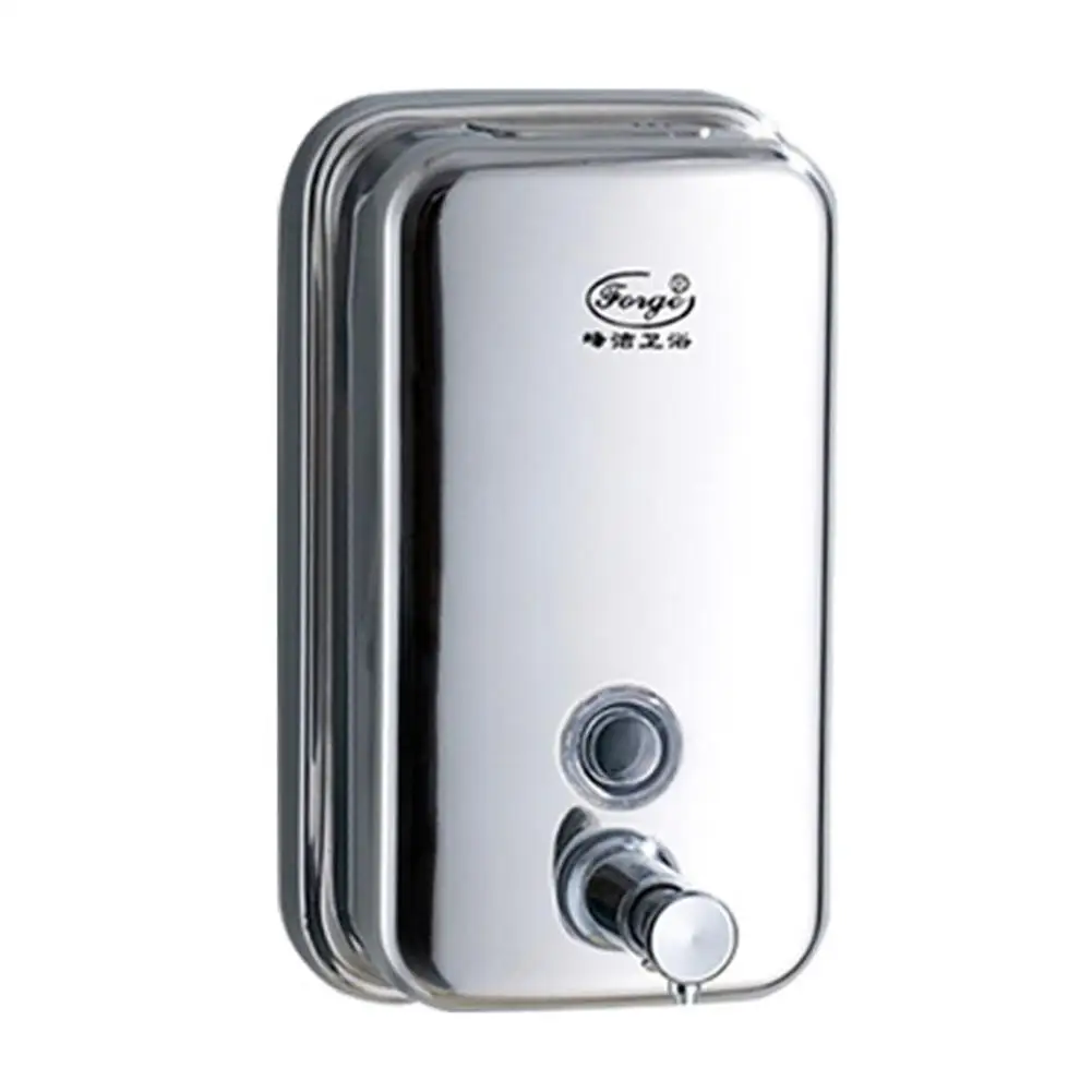 

Stainless Steel Soap Dispenser Large-capacity Hotel Shampoo Shower Gel Box for Family Bathroom