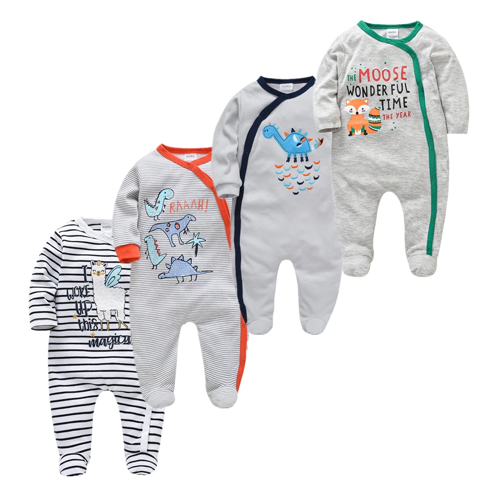 Детская Пижама для младенцев Одежда сна Roupas bebe fille Мягкая дышащая одежда