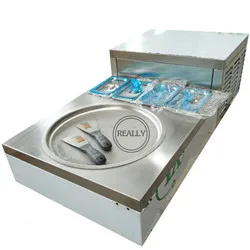 Настольный маленький дизайн R404A Одиночная круглая сковорода для приготовления