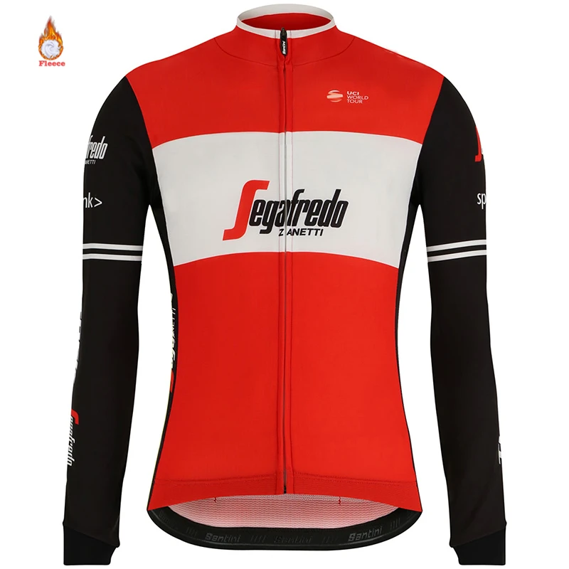 Треккинг SEGAFREDO Зимняя Теплая Флисовая одежда для велоспорта, комплект из Джерси, теплая одежда для велоспорта, одежда для верховой езды, Ropa Ciclismo - Цвет: 4