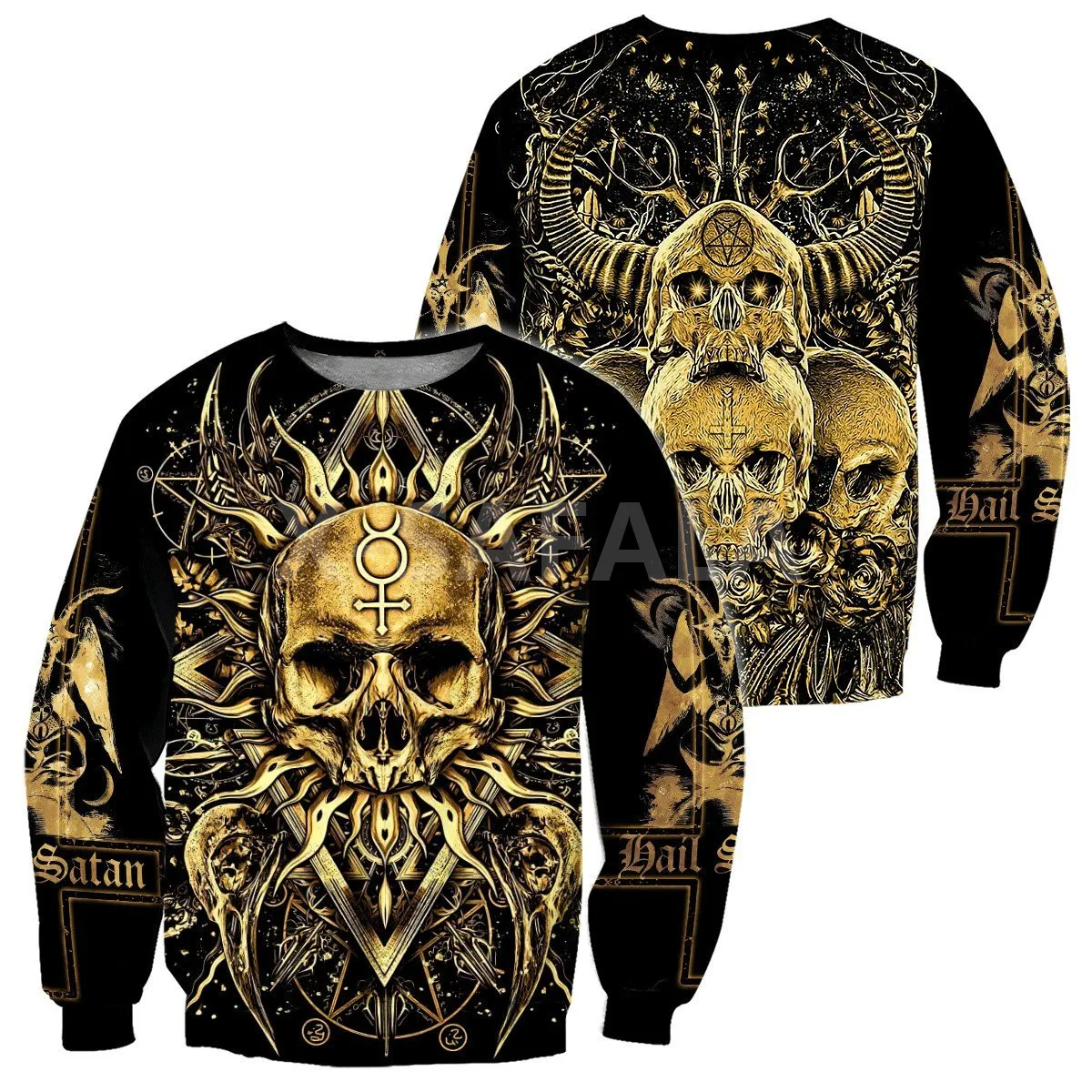 

Black Skull Viking Trippy 3D Print Size XS-7XL Hoodie Man Women Harajuku Outwear Zipper Pullover Sweatshirt Casual Unisex-3