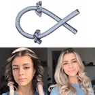 Heatless бигуди для длинных волос, где я могу спать ночью и не нагревается шелковые локоны, повязка на голову с мягкие поролоновые бигуди для волос