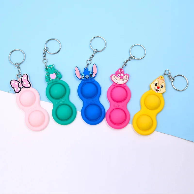 

20 шт./лот Kawaii BUBBLE FIDGET Bookmark креативный брелок для снятия стресса офисные школьные принадлежности подарки для детей